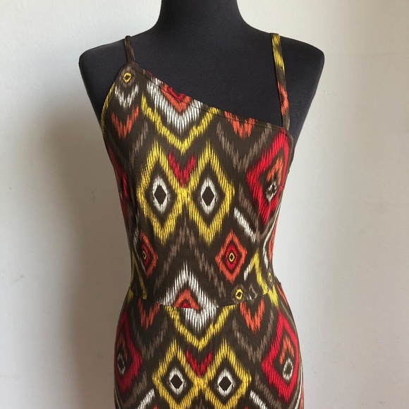 Tatyana sz XS African bodycon midi dress - Picture 3 of 8
